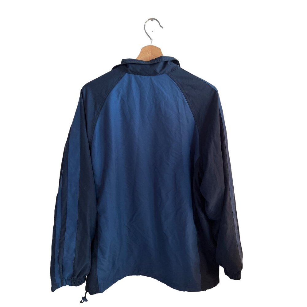 Nike Blue Full Zip Jacket Athletic Track Polyester Coat Men's Size Large - Picture 4 of 4